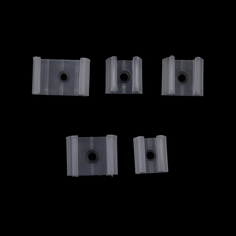 [E] 20PCS 10/12/14/17/20mm LED Strip Fix Clips Connector For Fixing 2835 Neon Light 220V COB Plastic Buckle Flexible Accessories - view 5