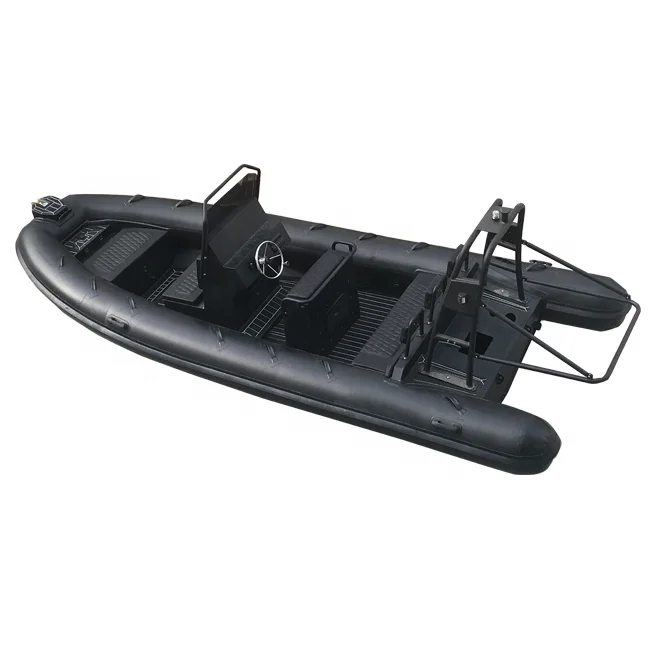Aluminum RHIB 580 Rigid Hull Inflatable Hypalon Fishing Boats for Sale