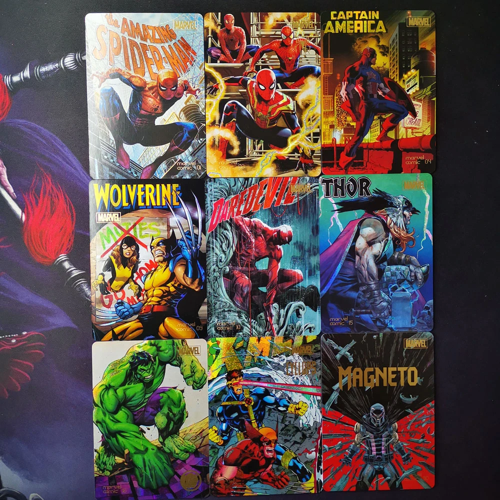 ตัวละครอนิเมะ ฮีโร่การ์ตูน สุดเท่ ดีไซน์สุดฮอต ลวดลายบรอนซ์ งาน DIY ของเล่นเกมทำเอง การ์ดสะสม ของขวัญคริสต์มาส ของขวัญวันเกิด