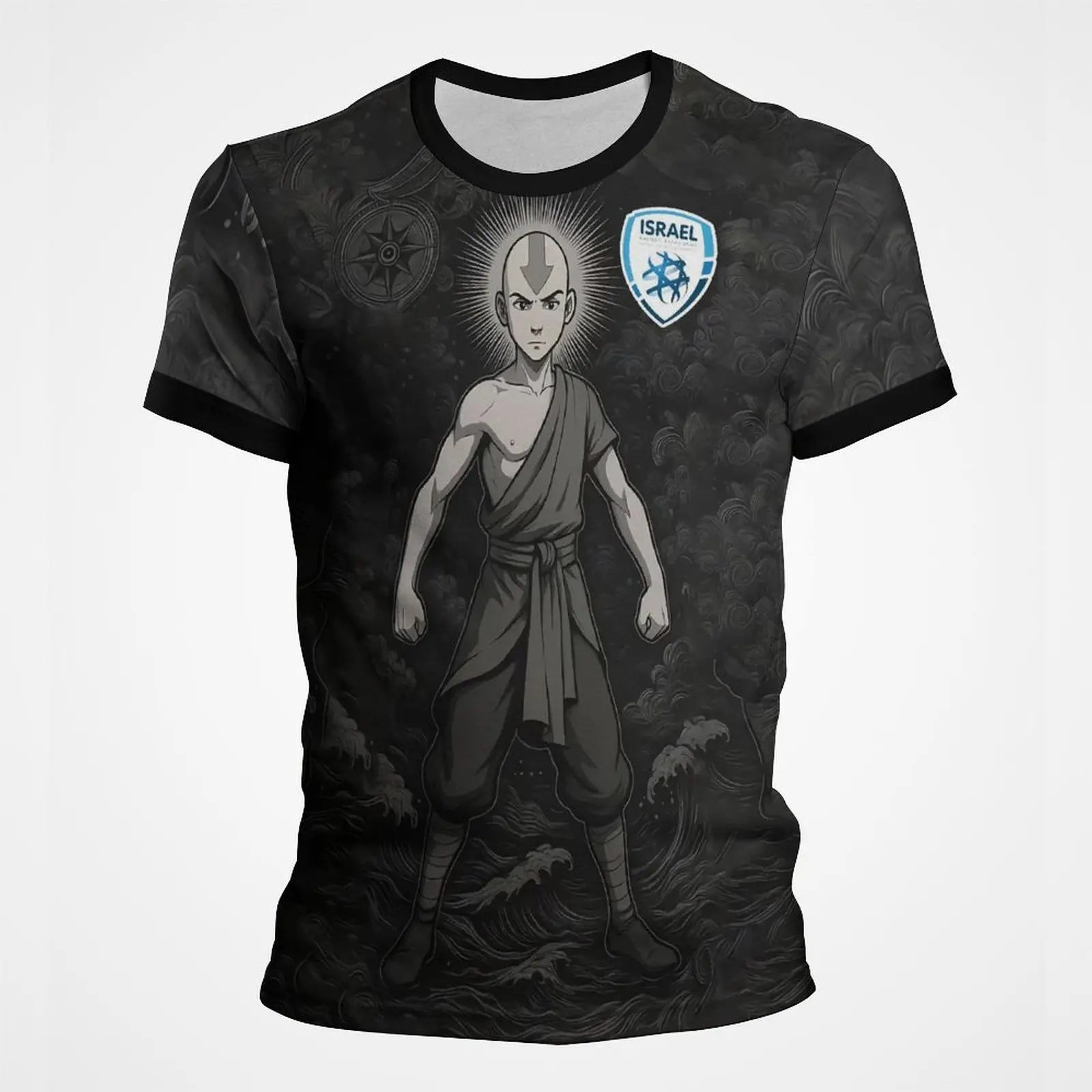 أزياء إسرائيل العلم كرة القدم جيرسي للرجال جديد قصير الأكمام 3D مطبوعة تي شيرت بارد الشارع الشهير الرياضة الاطفال تيز قمم الملابس