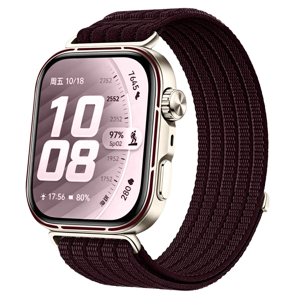 Nylon-Schlaufenarmband für Huawei Watch Fit3/4Pro/5Pro Geflochtenes Komfortables Atmungsaktives Band für Huawei Watch Fit3/Fit4/Fit5 Zubehör