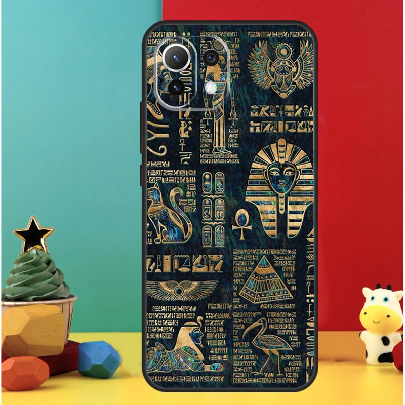 Egypt Nefertiti Anubis Case For POCO F4 GT X3 Pro F3 M5 M5s M4 Pro Cover For Xiaomi 12S Ultra 12 11T Pro 11 Lite