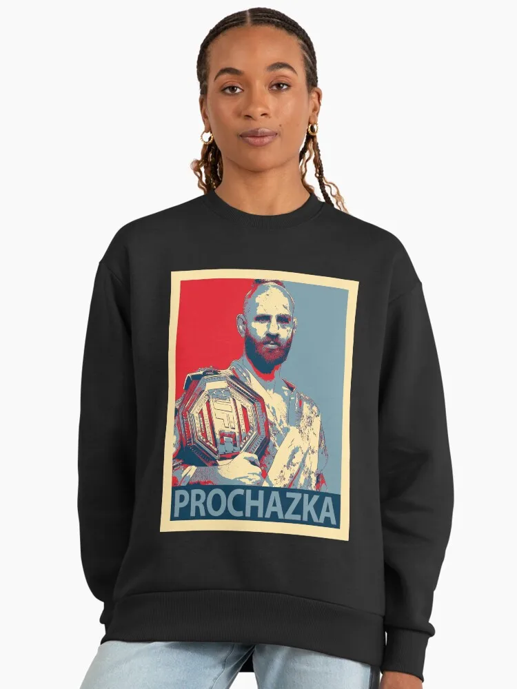 

Осень/зима 2026, UFC Jiri Prochazka, боевой свитер с круглым вырезом, женский свободный повседневный хлопковый теплый свитшот унисекс