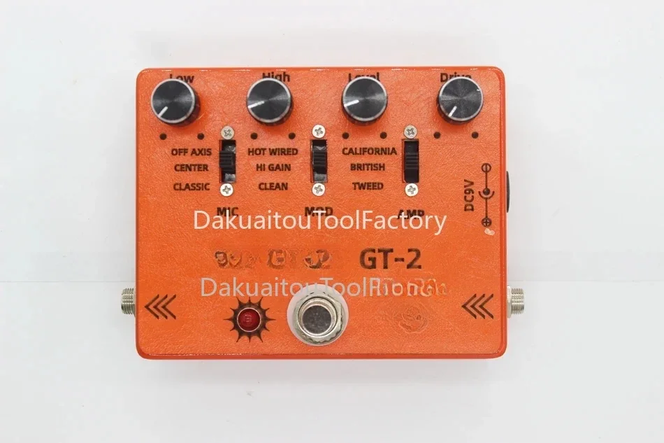 

DIY Hand Effect Maker GT-2 Duplicate Electric Guitar Speaker Simulates Distortion of a Single Circuit Board