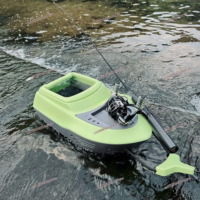 Stream fishing small yacht shape live water fish bucket transparent toilet fish protection