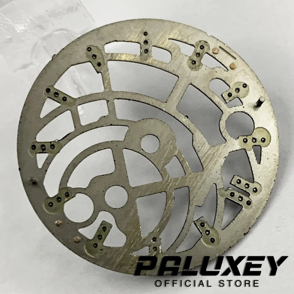 28.5mm NH70 중공 화이트 블랙 블루 그린 시계 다이얼 NH70 NH72 무브먼트 교체 부품 용 녹색 빛나는 시계 얼굴