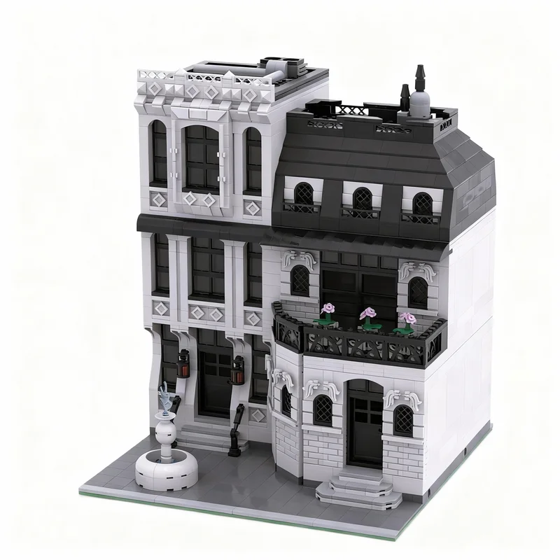 

1369pcs MOC City Modular 2 Streetscape Model Building Blocks Construction Toy Christmas Gifts DIY Creative Idea Education Brick