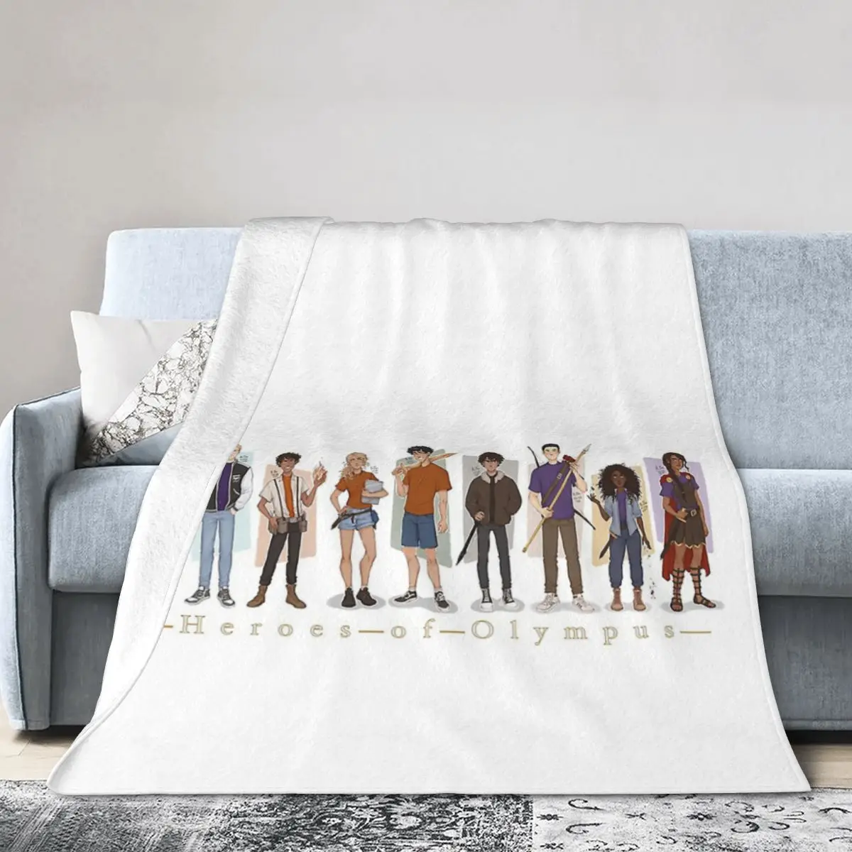 

Heroes Of Olympus Blanket Soft Warm Flannel Throw Blanket Plush for Bed Living room Picnic Travel Home Sofa