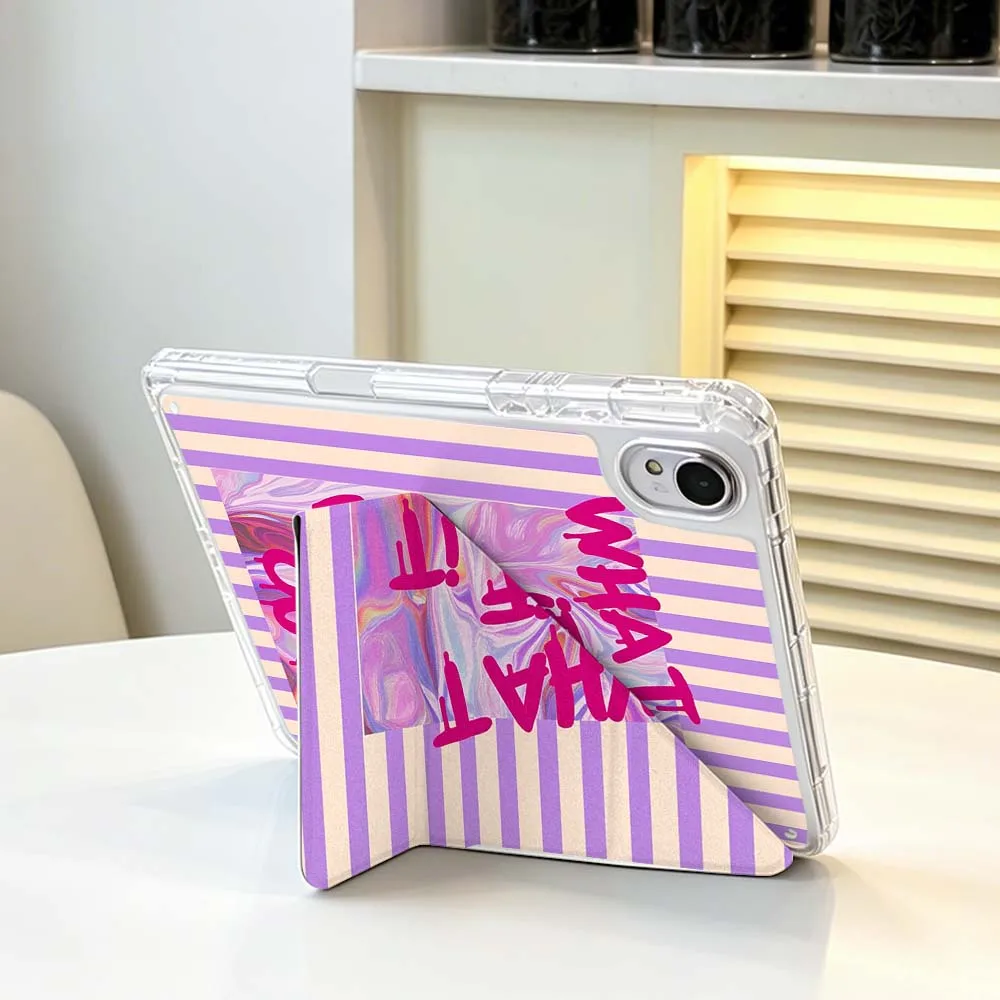 Red Striped Rules For Huawei Honor Matepad Pad X10 X9 GT Pro V9 9 Air SE 12X 11.5 11 13.2 11.5s inch Foldable Tablet Case