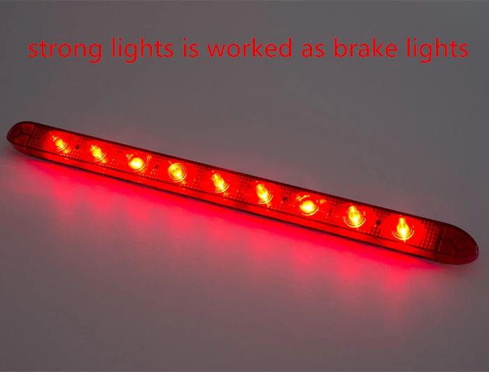 12V/24V/10-30V 9 LED 17 inch Tail Light for Truck Trailer Lorry Bus