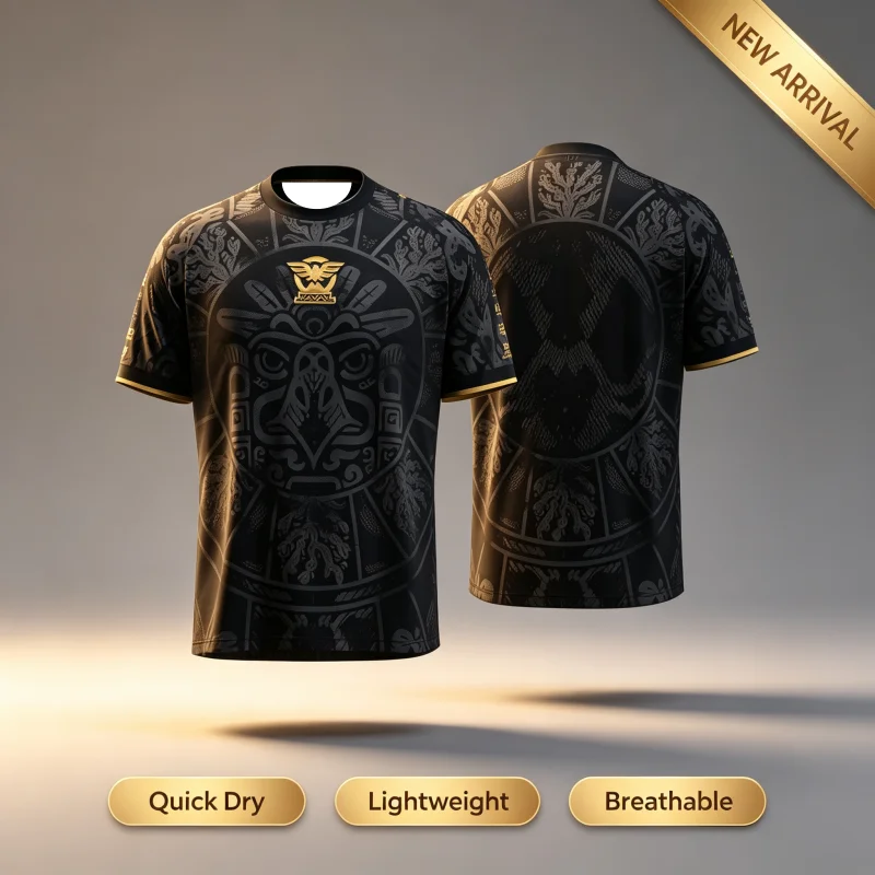 2026 New Quick Drying 3D Printing Mexico Culture Commemorative Fans Surrounding Leisure  Short Sleeved T-shirt for Parent-child