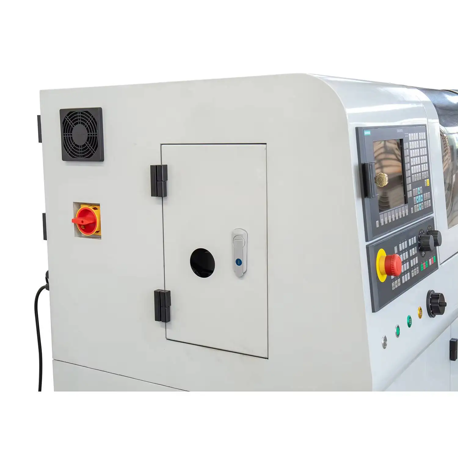 Máquina de torno CNC de bancada leve de alto desempenho Cnc210 para processamento de metal