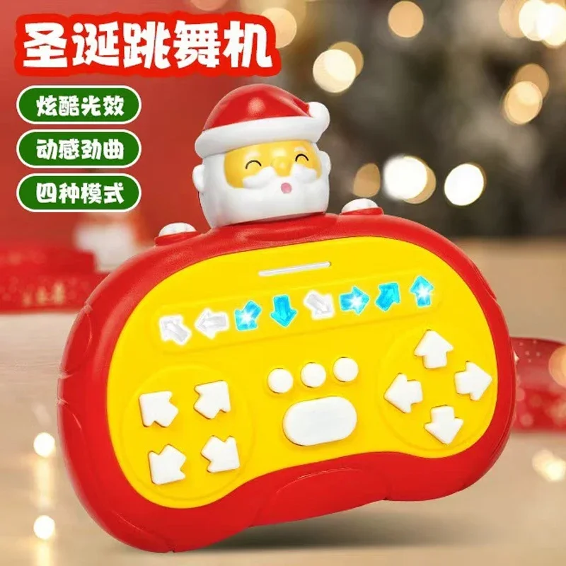 Electronic Push Childrens Press Handle Fidget Toy Quick Push Game Squeeze Relief Toys Whac-A-ole Toys Sensory Christmas Toys