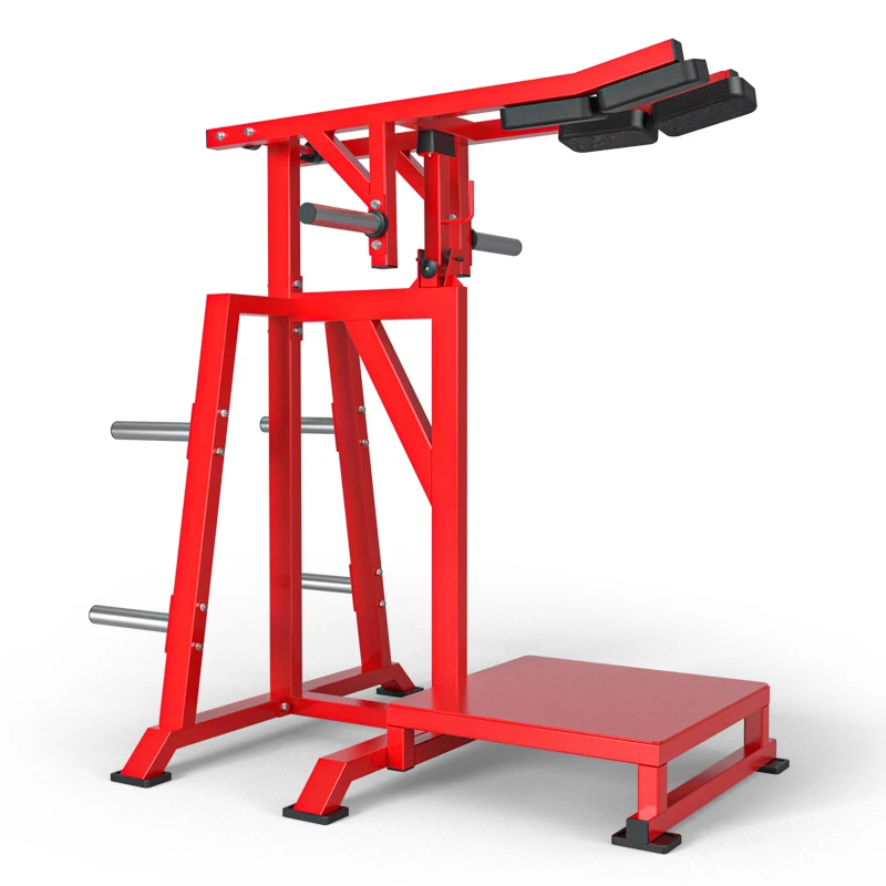 

Professional Commercial Gym Fitness Equipment Plate Loaded Free Weights Machine Sports Stand Calf Raise for Strength Training