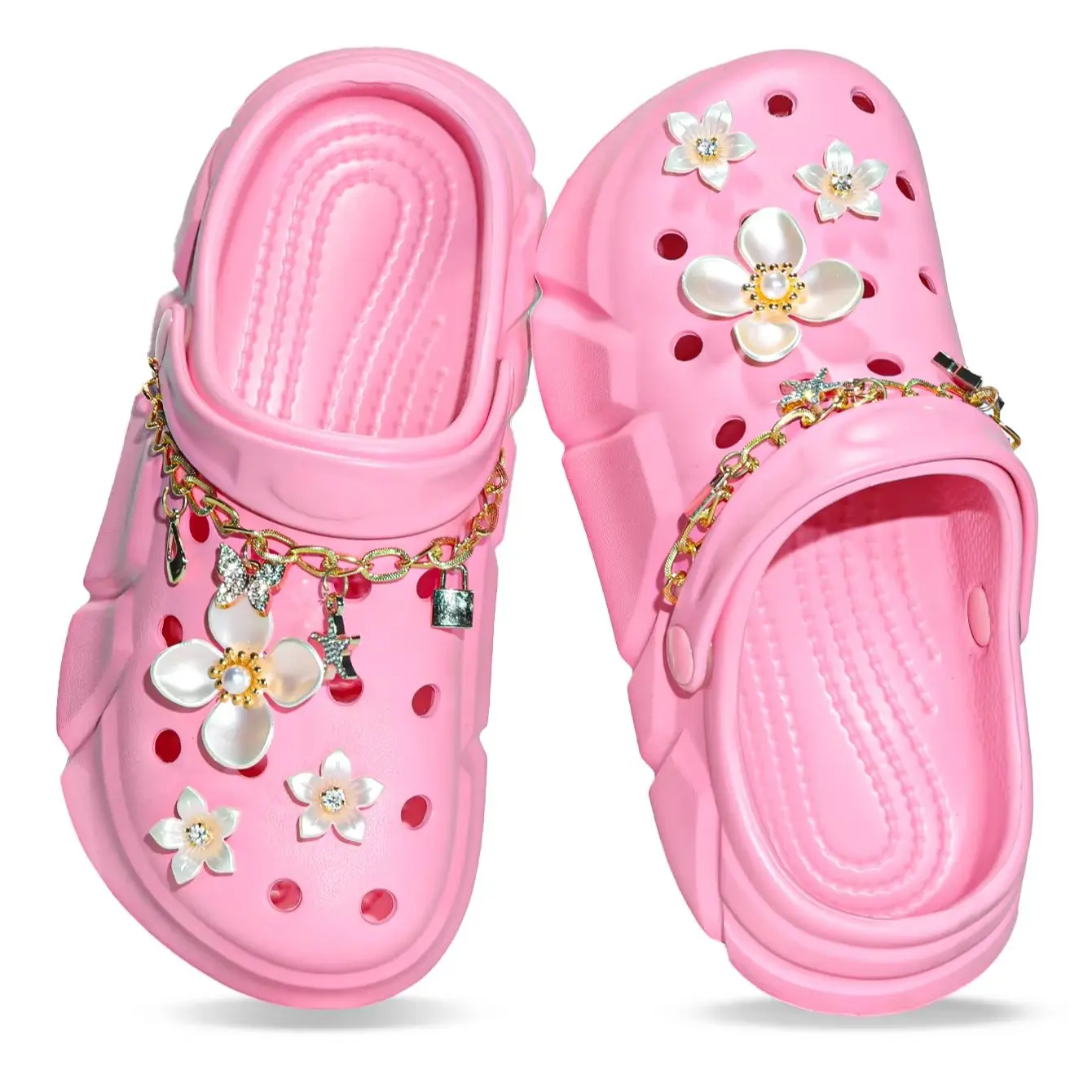Children's Clog, Kid's Mules, Lightweight EVA Garden Shoes, Non-slip Sandals, Breathable Slip-On Shoes for Indoor Outdoor 3057