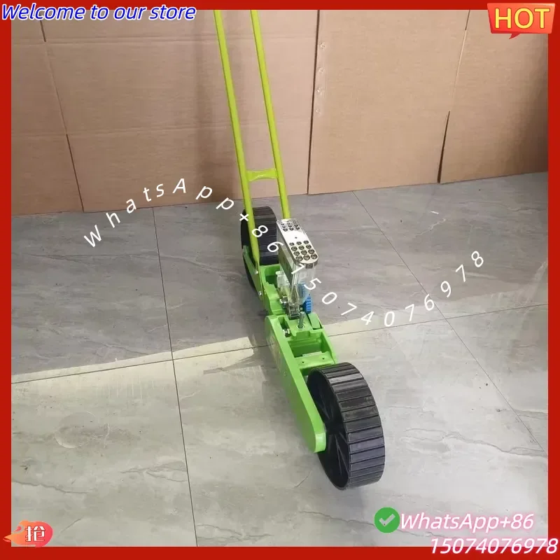 2026 Manual 2-Row Push-Type Vegetable Seeder Home Planter Radish Cabbage Celery Green Onion Lettuce Spinach Seeds