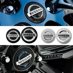 4Pcs 54MM/60MM Car Wheel Center Hub Cap Auto Tire Badge Covers Decoration For Nissan Qashqai J10 Trail Tiida Teana Juke X-trail