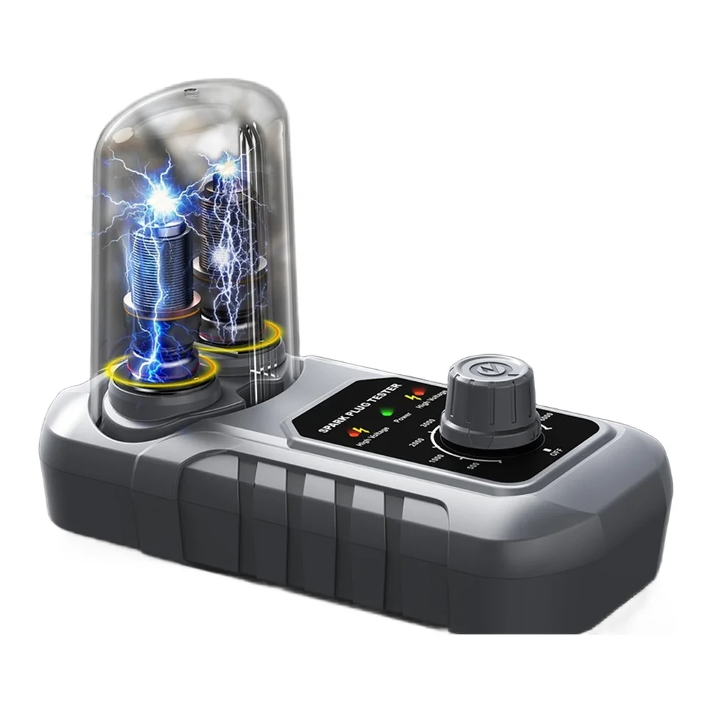 

Double Port Spark Component Tester 6000V High Voltage Ignition System Simulator Adjustable Frequency For Car For Motorcycle