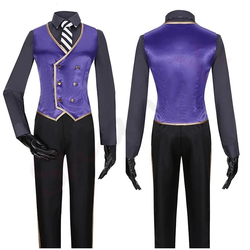 Anime Twisted Wonderland Vil Schoenheit Biancaneve Costume Cosplay Uomini adulti e donne Costume Parrucca Vestito da festa di carnevale di Halloween