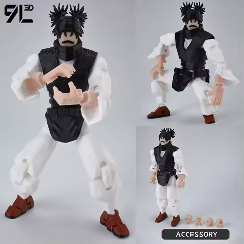 9L3D Printed Anime Jujutsu Kaisen Sukuna Yuji Yuta Satoru Gojo Lucky Dummy 13 Movable Shapeshift Action Figures Mannequin Toys - Image 20