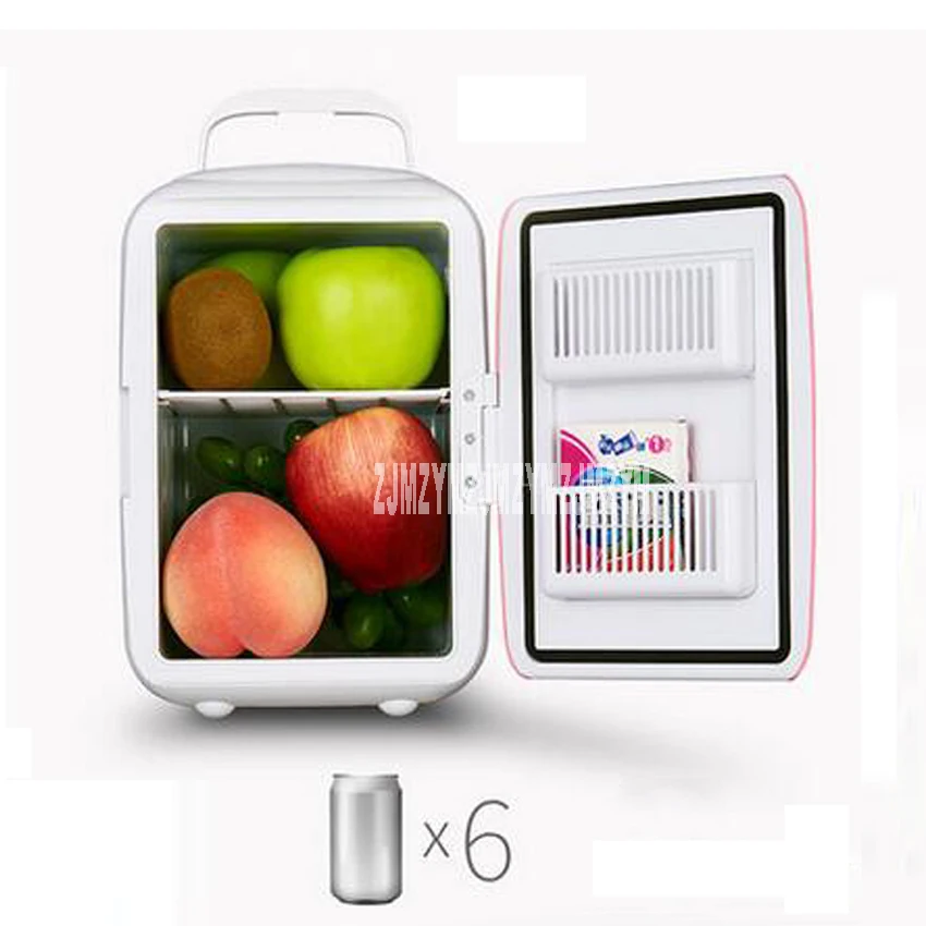 New Portable 4L Mini Car Refrigerator car home dual-use 12V Multi-Function dormitory bedroom Home Travel mini small car refrige