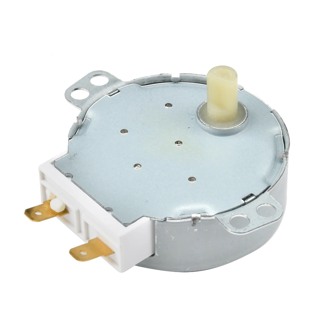 AC 220V-240V 50Hz CW/CCW Microwave Turntable Turn Table Synchronous Motor TYJ50-8A7 D Shaft 4 RPM