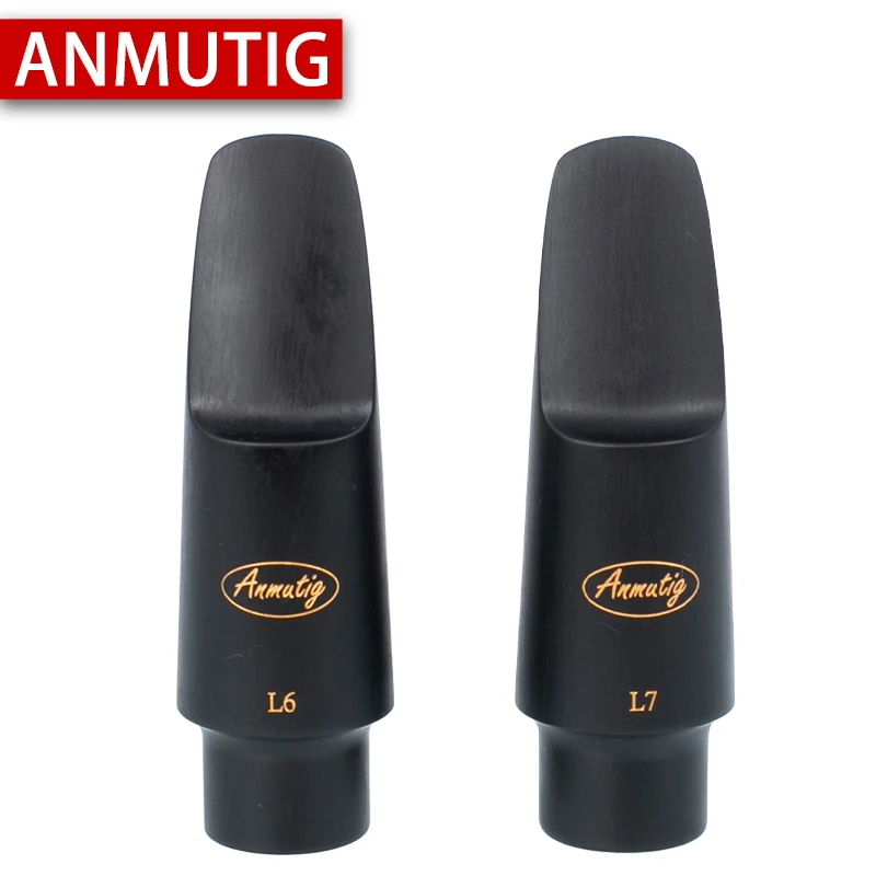 

ANMUTIG Tenor Saxophone Mouthpiece Hard Rubber Material 6/7 Jazz And Pop Music saxophone Accsesories