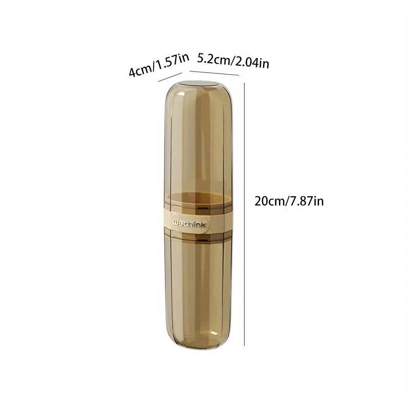 Caixa de armazenamento de escova de dentes portátil copo de enxaguatório bucal caixa de armazenamento de pasta de dentes conjunto de higiene pessoal suprimentos de viagem portátil copo de escova de dentes