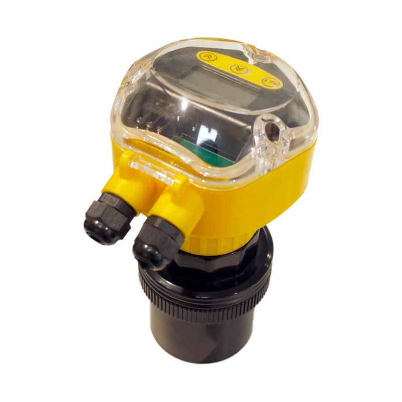 Medidor de nivel ultrasónico integral digital inalámbrico, medidor de nivel ultrasónico de líquido y agua para tanque de combustible