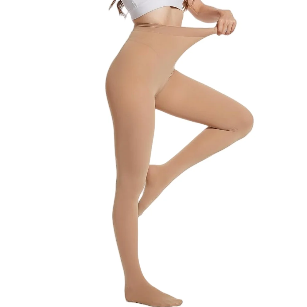 جديد إمرأة مثير جوارب طويلة لون الحلوى الجوارب الدافئة متعدد الألوان 80D المخملية جوارب ربيع الخريف سوبر مرونة عالية الخصر تخزين