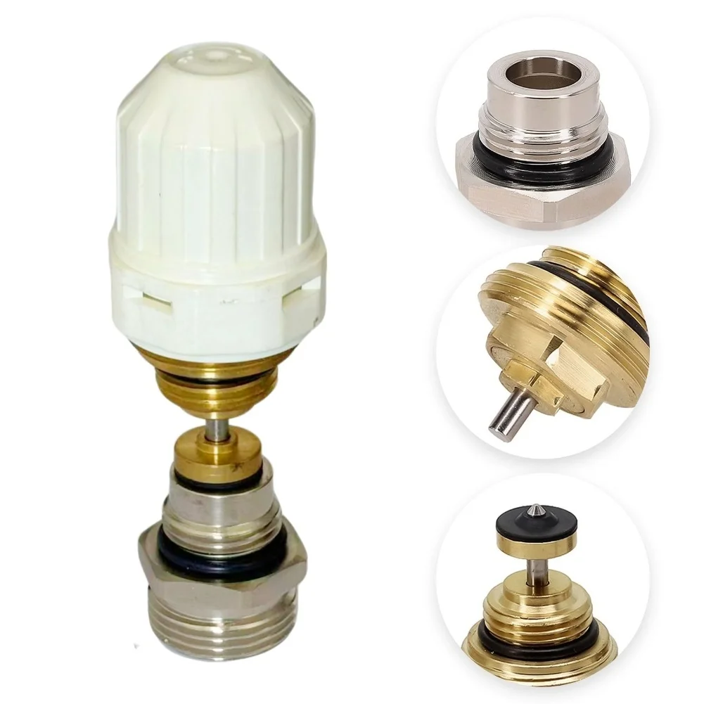 Distributor Thermostat Pin Valve Floor Heating Manifold Hand Wheel Valve Radiator Automatic Spring Return Needle Valve Core Set