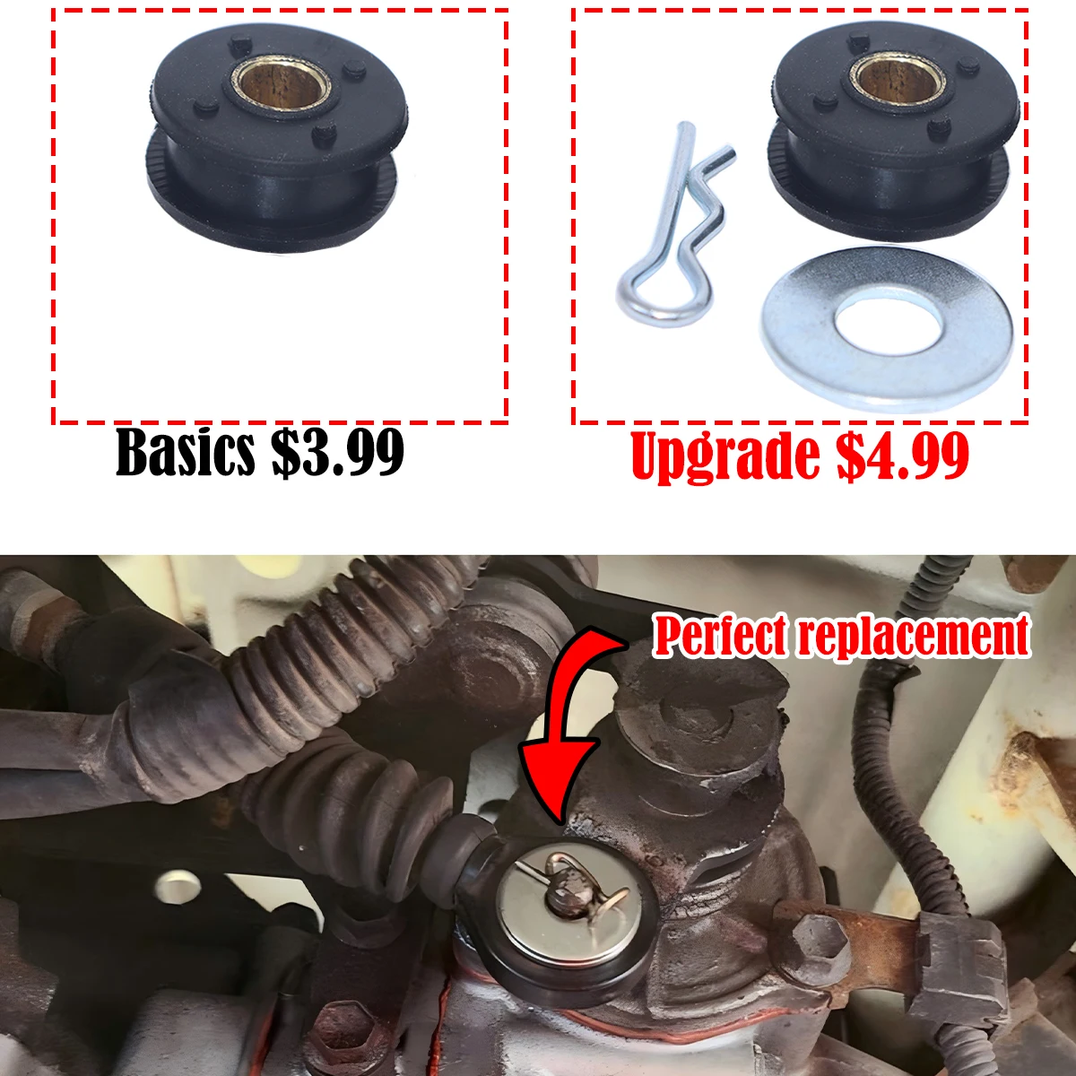 New Gear Shift Cable Linkage Bushing End Cotter Pin joint For Toyota Yaris RAV4 Camry XV30 2002-2006 Celica Verso AR20 2009-2018