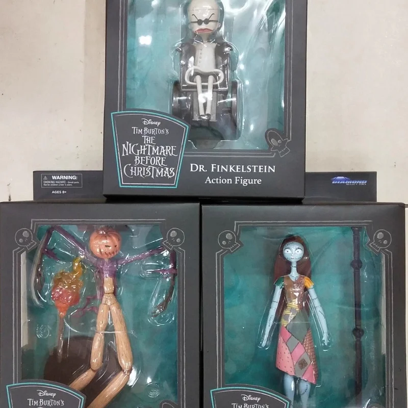 Diamond Select Toys Nightmare before Christmas Jack Skellington Ghost Action Figure Model Collectible Handmade Toy view 2