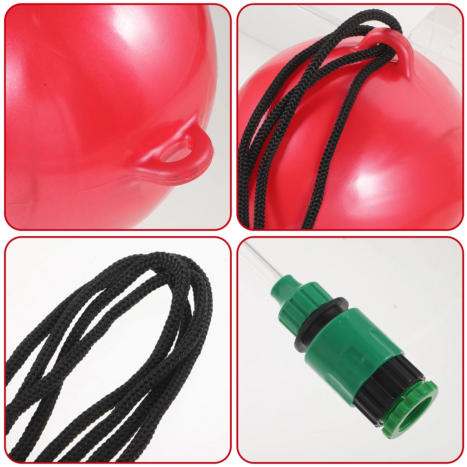 

1pcs Boxing Ball Red PVC Adjustable Height Portable Training Balls for Home Gym Stress Release Sports Equipment