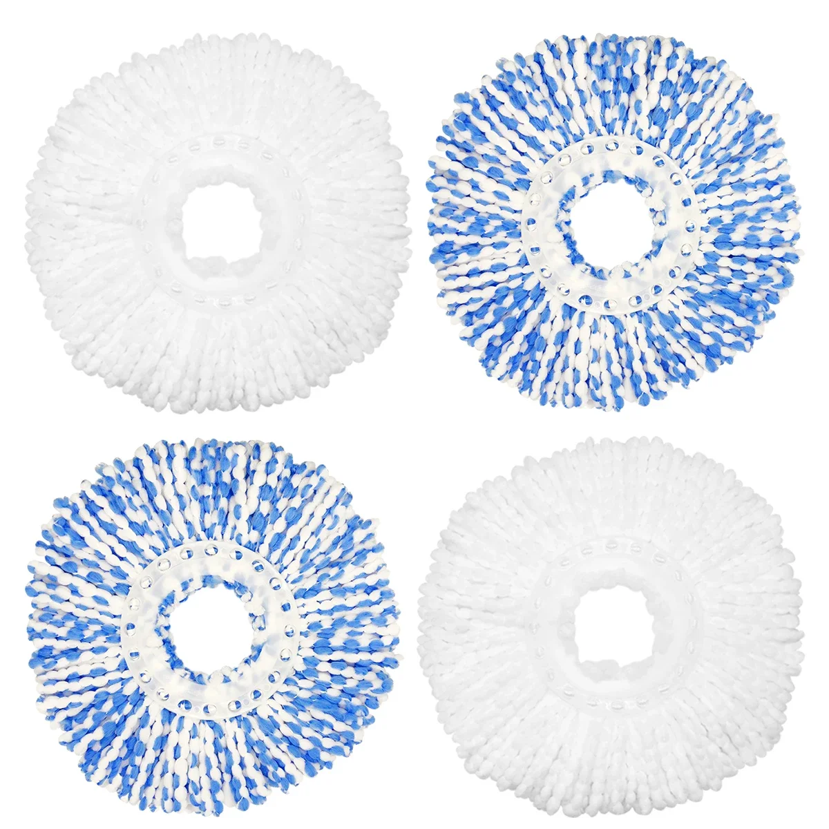 

Spin Mop Replacement Head for Hurrica, Mopnad, Cassabel and Other 360 Spin Mop Systems, Microfiber Spin Mop Refills