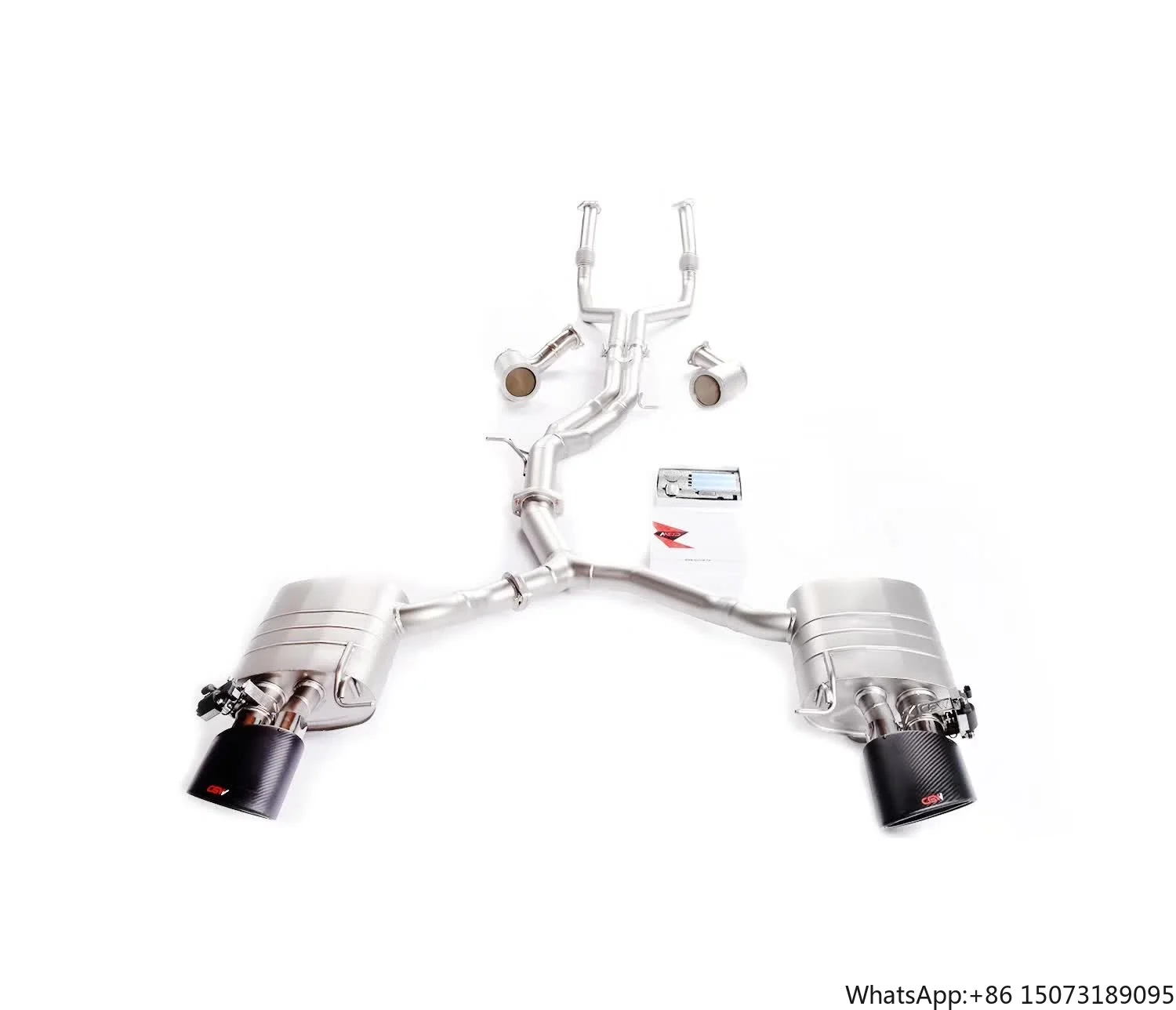 China Manufacturer Car Parts SUS304 Muffler and Front Pipe Valve Sound  Exhaust System for  RS5 B8 4.2 2011-2016