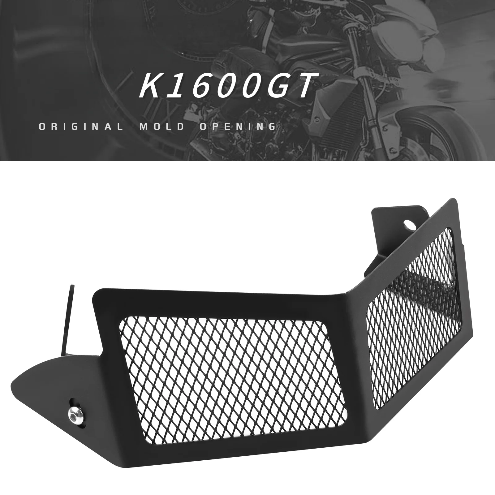 

Motorcycle Modified Oil Cooler Protection Grille Front Fairing Vent Radiator Guard Decoration For BMW K1600GT K1600GTL K1600 GTL