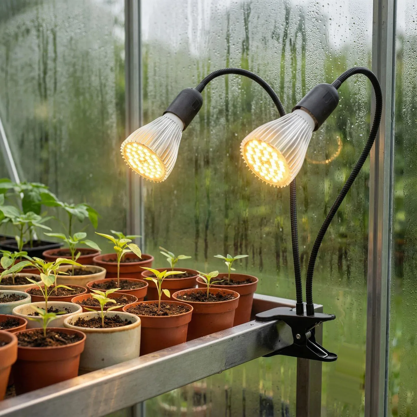 led植物育成ライト-デュアルチューブ-デュアルランプ-独立スイッチ-フルスペクトル育成ランプ-園芸・農業用