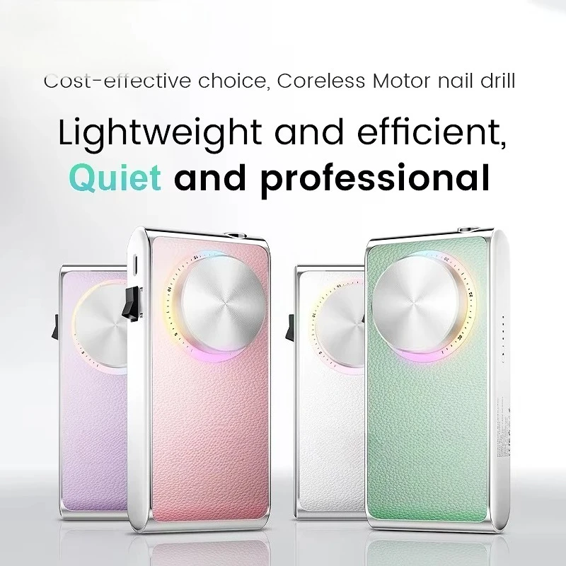 Hollow Cup Electric Nail Care System – Combines Polishing & Removal Functions