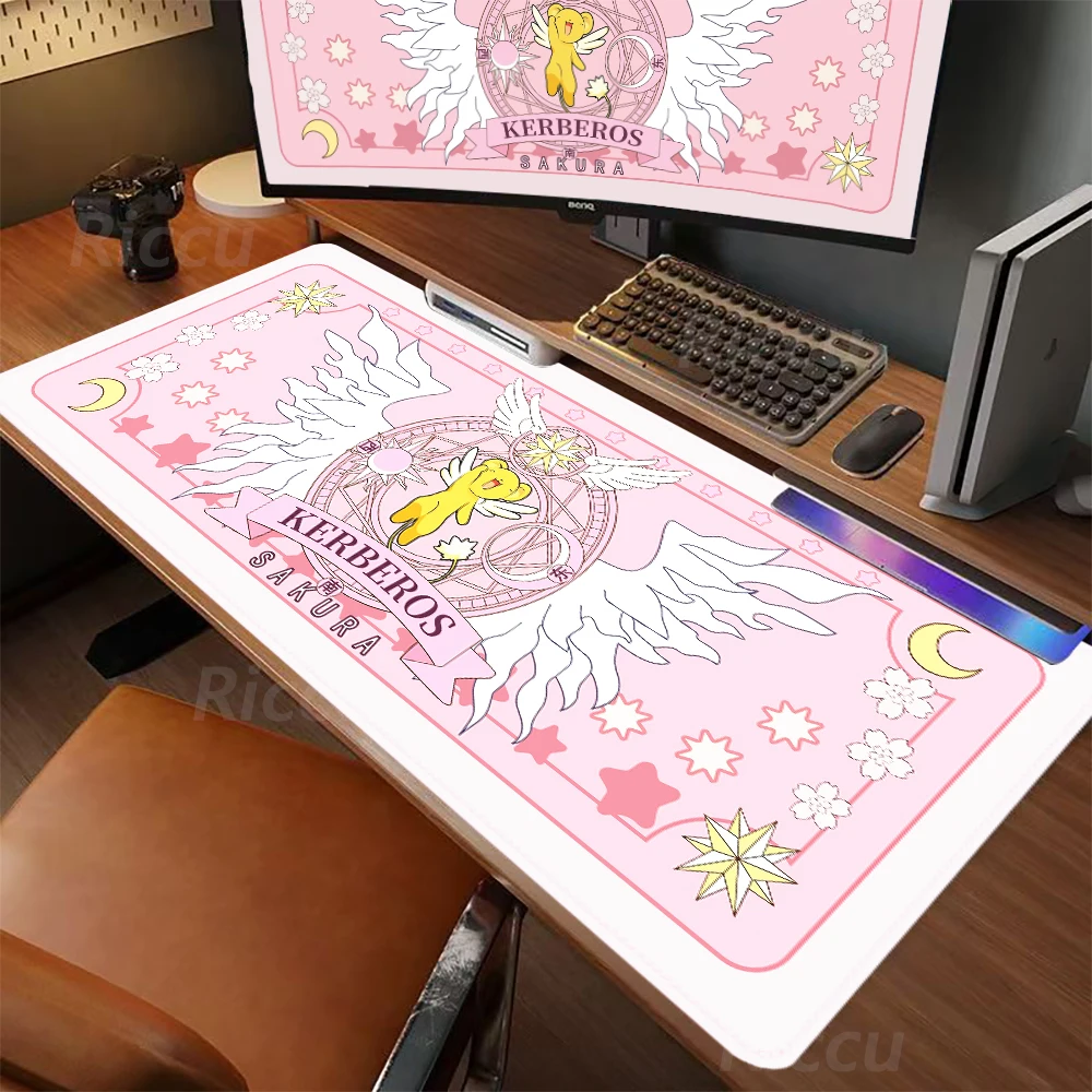 Cardcaptor Sakura Magic Formation Anime Mouse Pad Desktop Creative Desk Keyboard Personalized High definition printing Mouse Pad