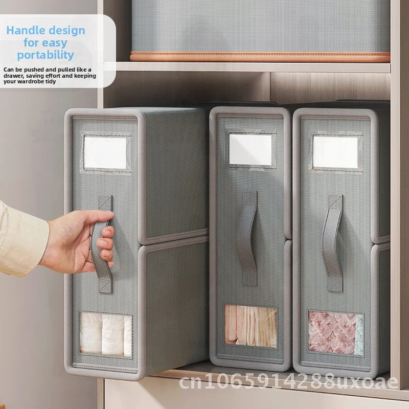 

Four-piece Japanese-Style Foldable Storage Box Set Cross-border Bed Sheet Quilt Cover Blanket Clothes Organizer Box for Bedroom