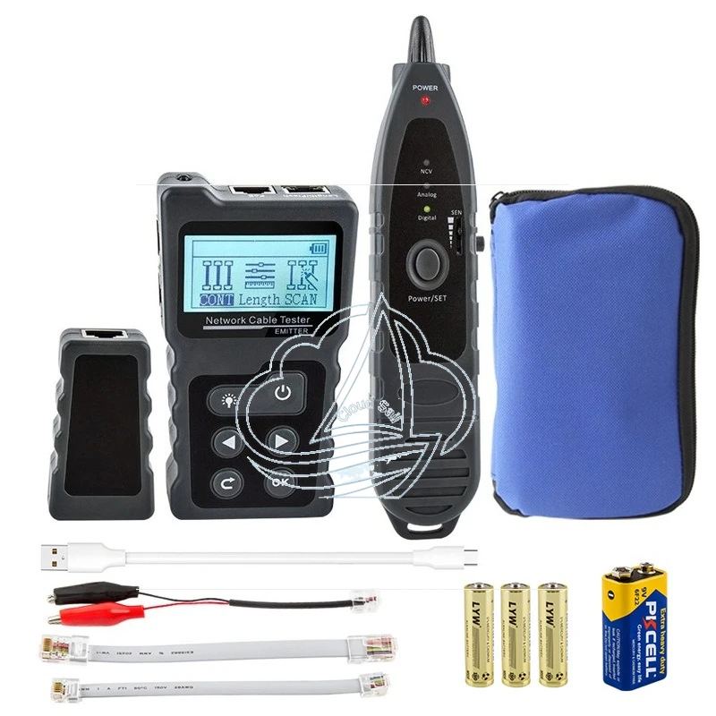 NF-8209 Network Cable Tracer Locator POE Tester Anti-Interference Line Finder