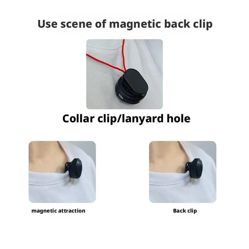 1Pcs Magnetische Zurück Clip Für Drahtlose Mikrofon Magnetische Clip Kragen Magnet Clip Mikrofon Montieren Live Broadcast Kabel Clip