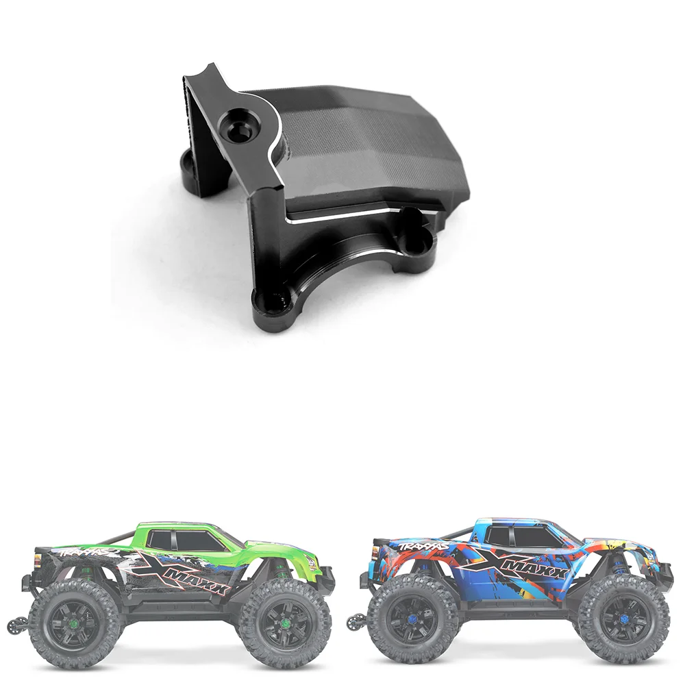 Metalowa osłona przedniego/tylnego mechanizmu różnicowego pokrywa skrzyni biegów dla 1/5 Traxxas X-Maxx Xmaxx 6S 8S RC Monster Truck części zamienne, 2