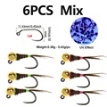 6PCS Mix Color