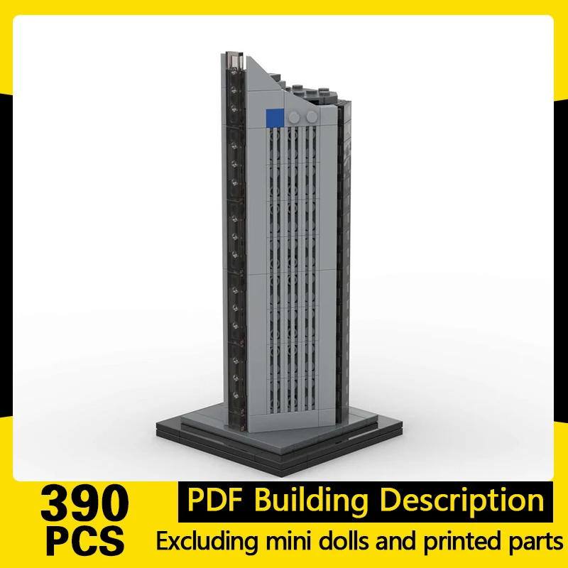

City Street View Model MOC Building Bricks High-Rise Skyscraper Modular Technology Gifts Holiday Assemble Children Toys Suit