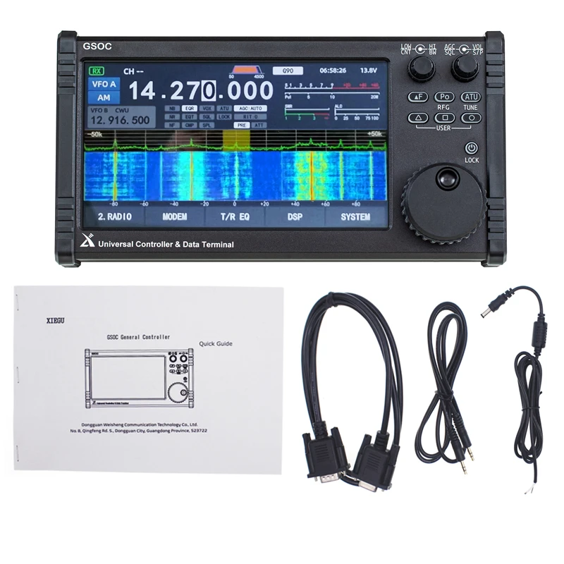 GSOC 7 inch LCD Display Universal Controller Full-function Operation Control For XIEGU Radio X5105 G90 G90S