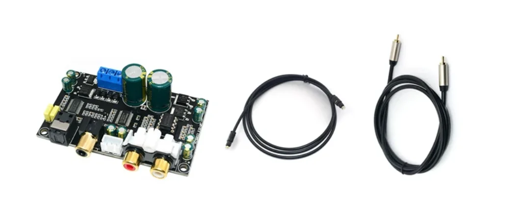 HIFI Audiophile DAC Decoding Board CS8416 CS4398 Chips 24BIT 192KHz Coaxial Optical Fiber High-Fidelity Audio Processor