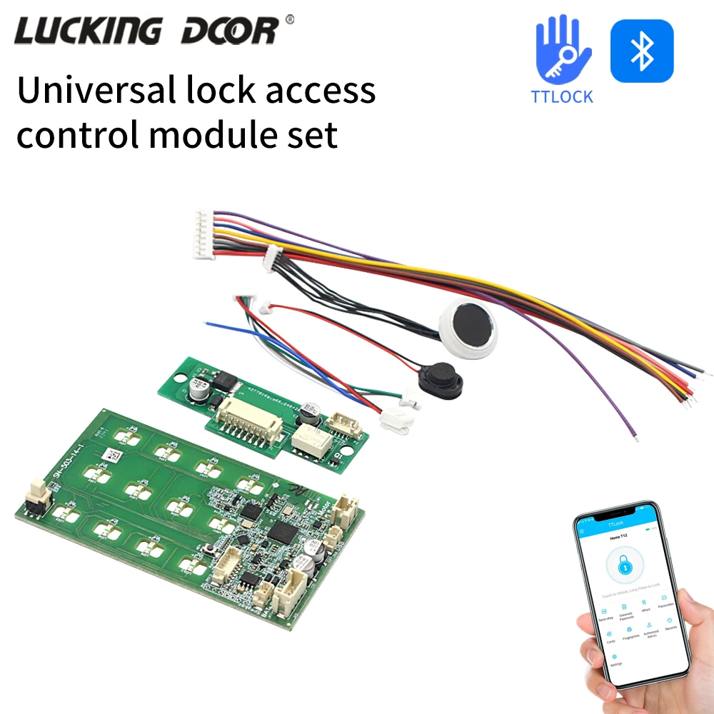 TTLOCK Access Control Switch Relay Module With Mobile Phone App NFC/ Fingerprint/Swipe IC Card/e-Keys Ways To Verify And Unlock