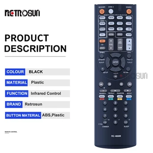 RC-866M RC866M Pengendali Jarak Jauh Baru Cocok untuk ONKYO TX-NR626 TXNR626 HT-RC560 RC-868M HT-S5300 HT-S6300 HT-S7300 12 remote control onkyo penjualan terbaik - №